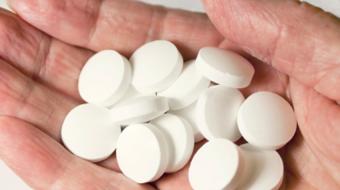 calcium tablets inhand