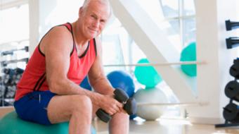 fit older man exercising