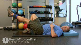 hip flexor ankle weight exercise