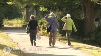 older women walking