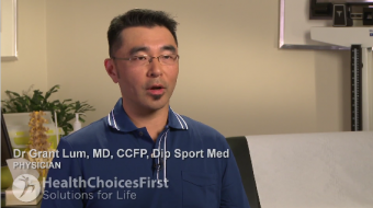 Dr. Grant Lum, MD, CCFP, Dip Sports Med, Sports Medicine Physician, discusses patellofemoral syndrome, diagnosis and common treatment options.