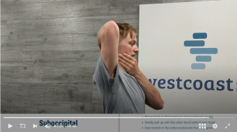 screenshot at simple stretches for the neck great for posture and neck pain